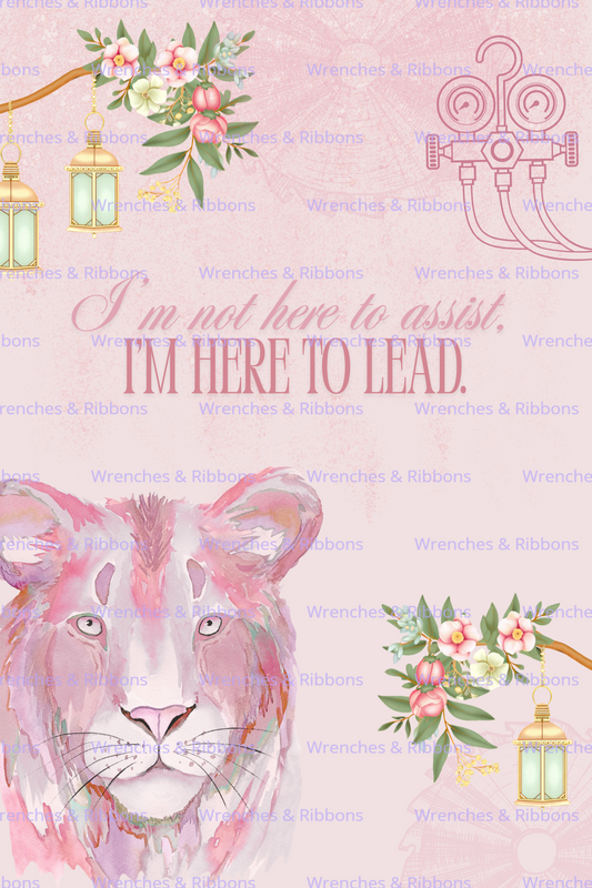 Pretty in Pink: Here to Lead 12" x 18" Poster